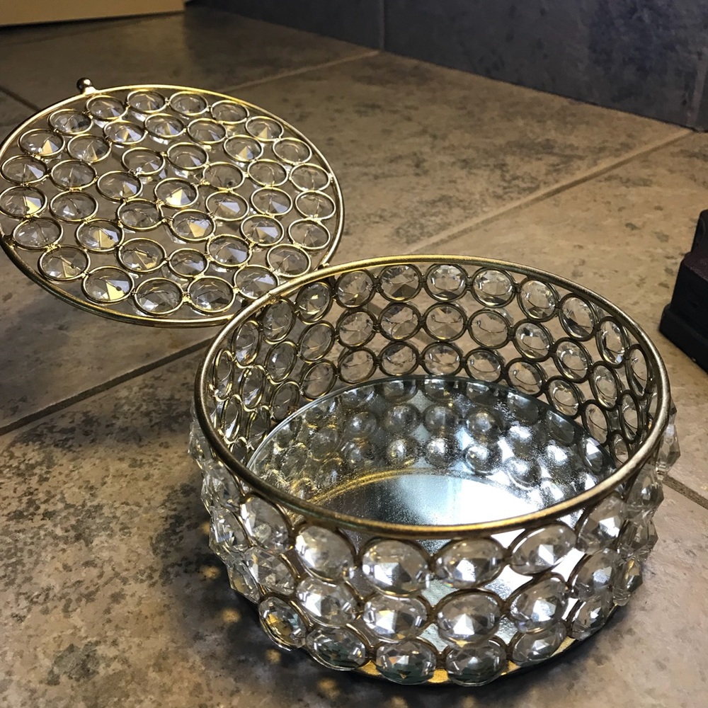 Diamond/Mirror Jewelry Box